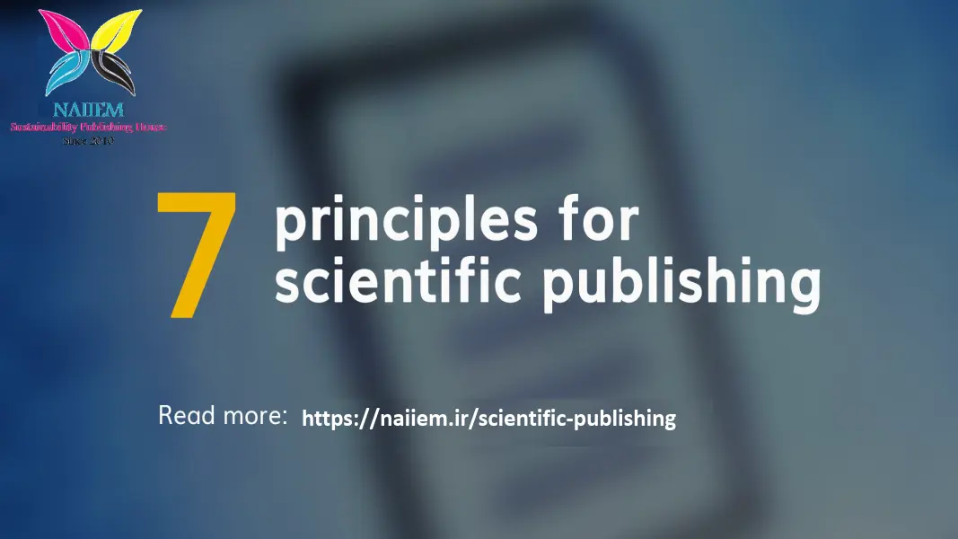 NAIIEM’s Seven Principles for Scientific Publishing